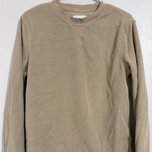 Good fellow Men's Beige Long Sleeve Shirt size small - Picture 1 of 6